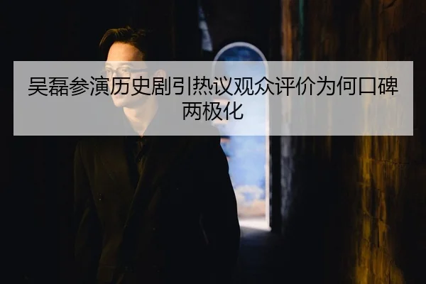 吴磊参演历史剧引热议观众评价为何口碑两极化